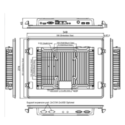 15” INDUSTRIAL PANEL PC