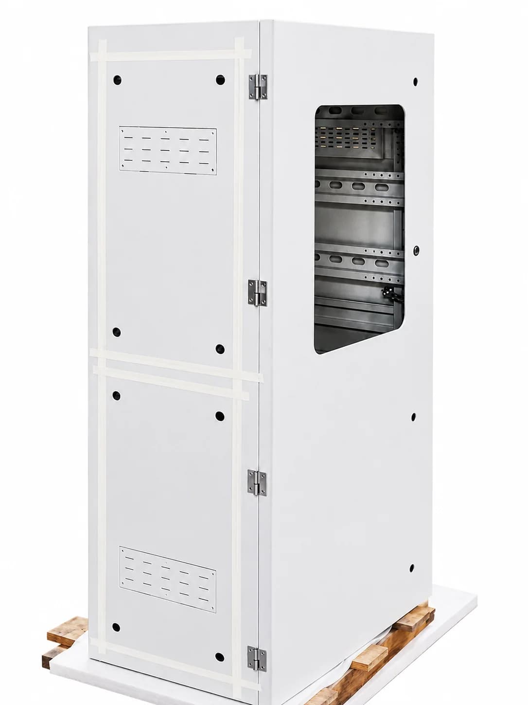 Stationary Kavach enclosure for railway signalling equipment 1